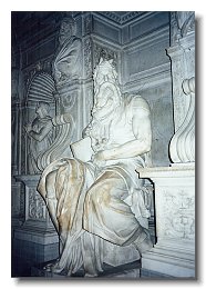 Moses by Michelangelo in San Pietro in Vincoli